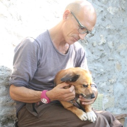 Pierpaolo Paradisi und Hund Leo