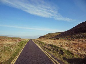 Verlassene Wanderrouten bei den Burren